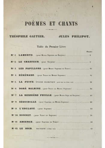 Poèmes et chants